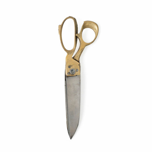 Fog linen work / Brass Handle scissors / Large