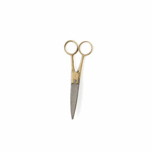 Fog linen work / Brass Handle scissors / Small