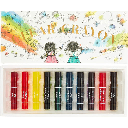 Translucent Crayon 10 Colors Set