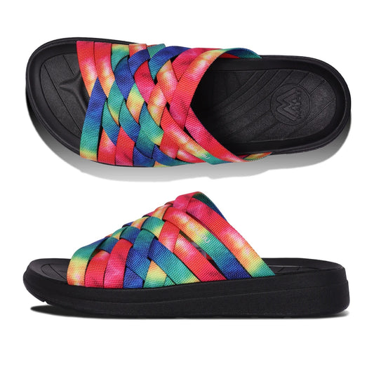 ZUMA CLASSIC - Eva Rubber / Tie-dye Black (Malibu Sandals)