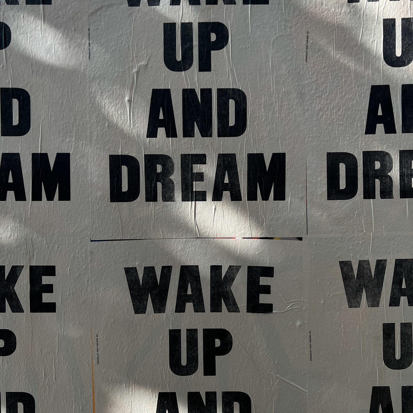 WAKE UP AND DREAM/ Poster