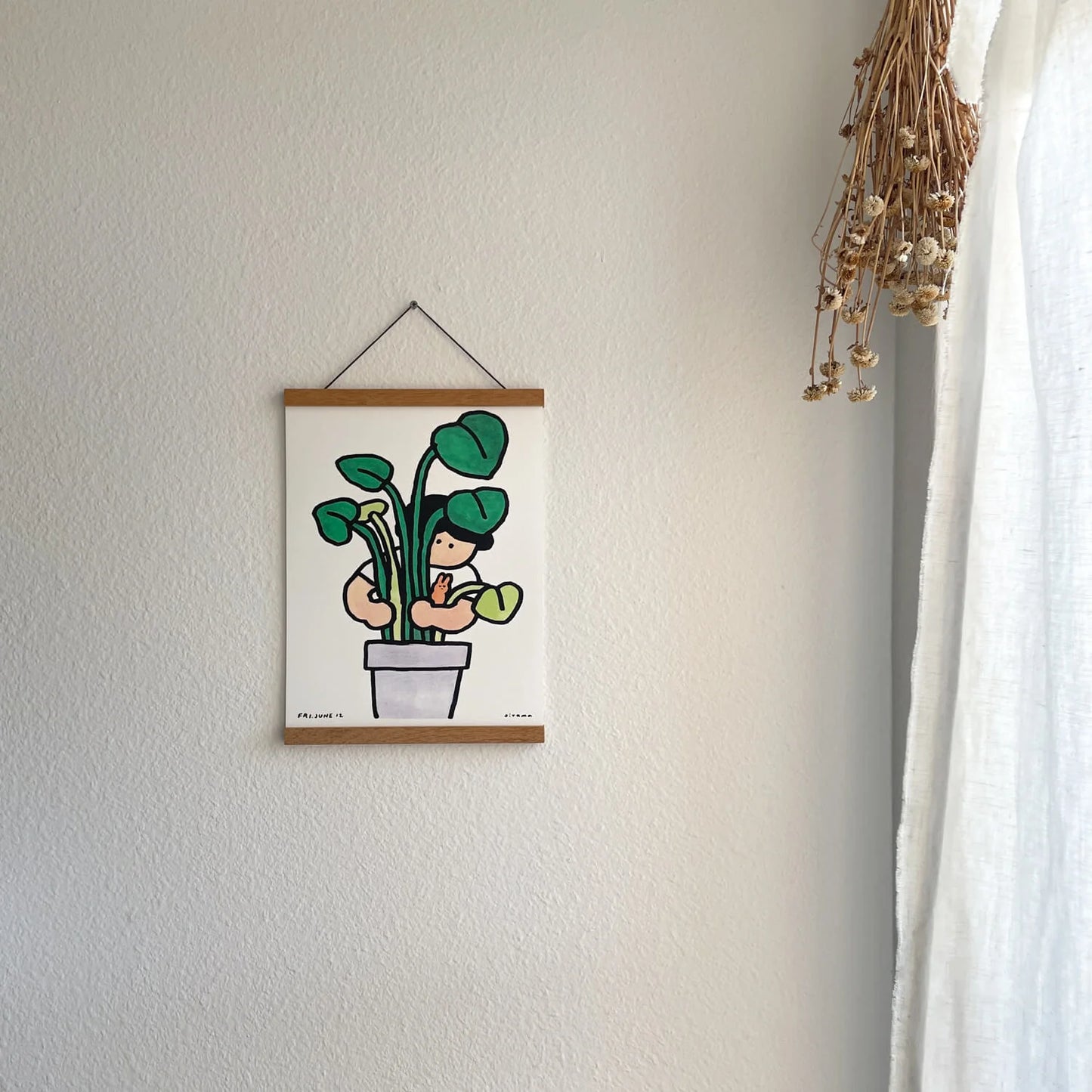 Oitama Art Print/ Hug Your Plants