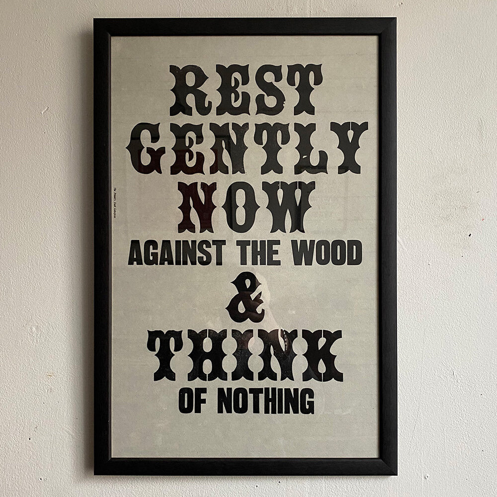 REST GENTLY NOW/ Poster