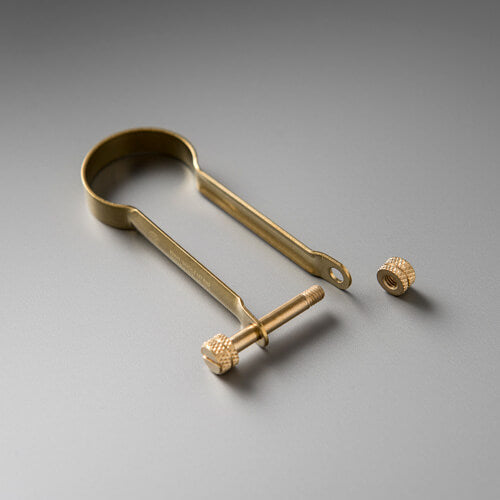 CDW Key Ring/ ROMAN/ Brass