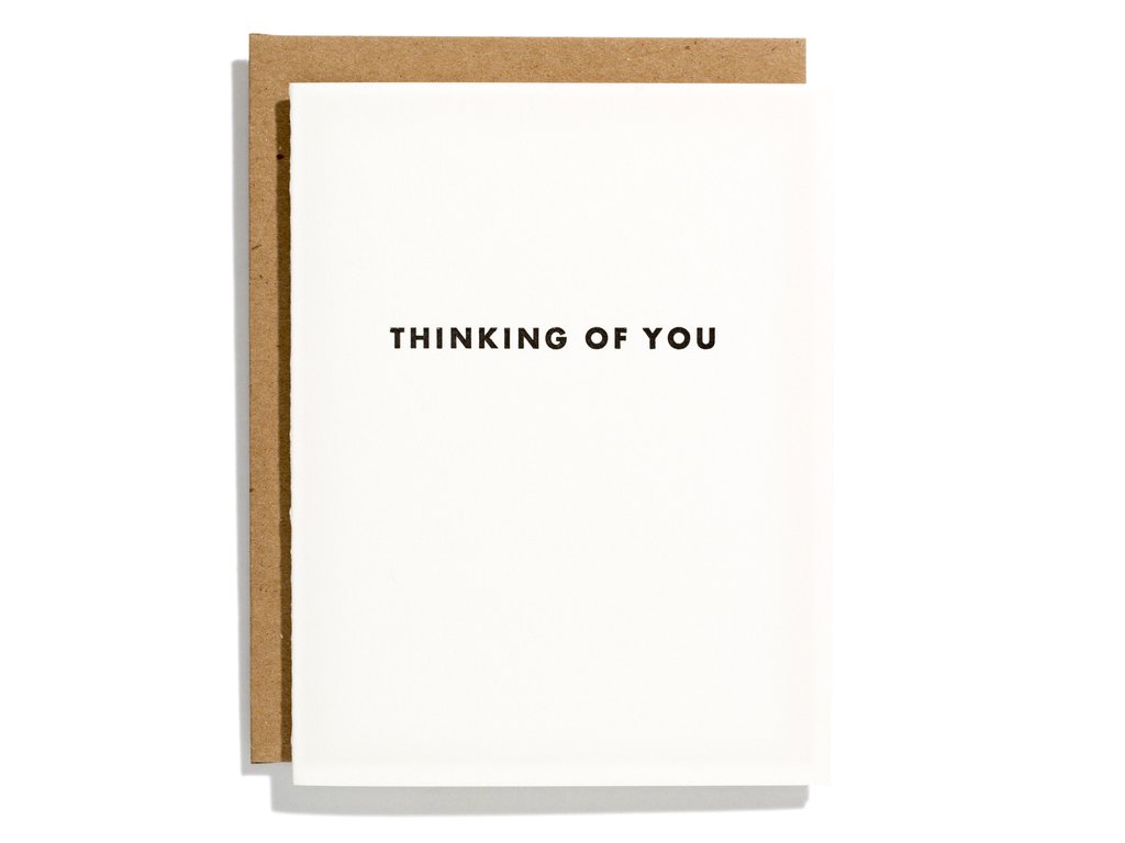 Futura "Thinking of you" Card