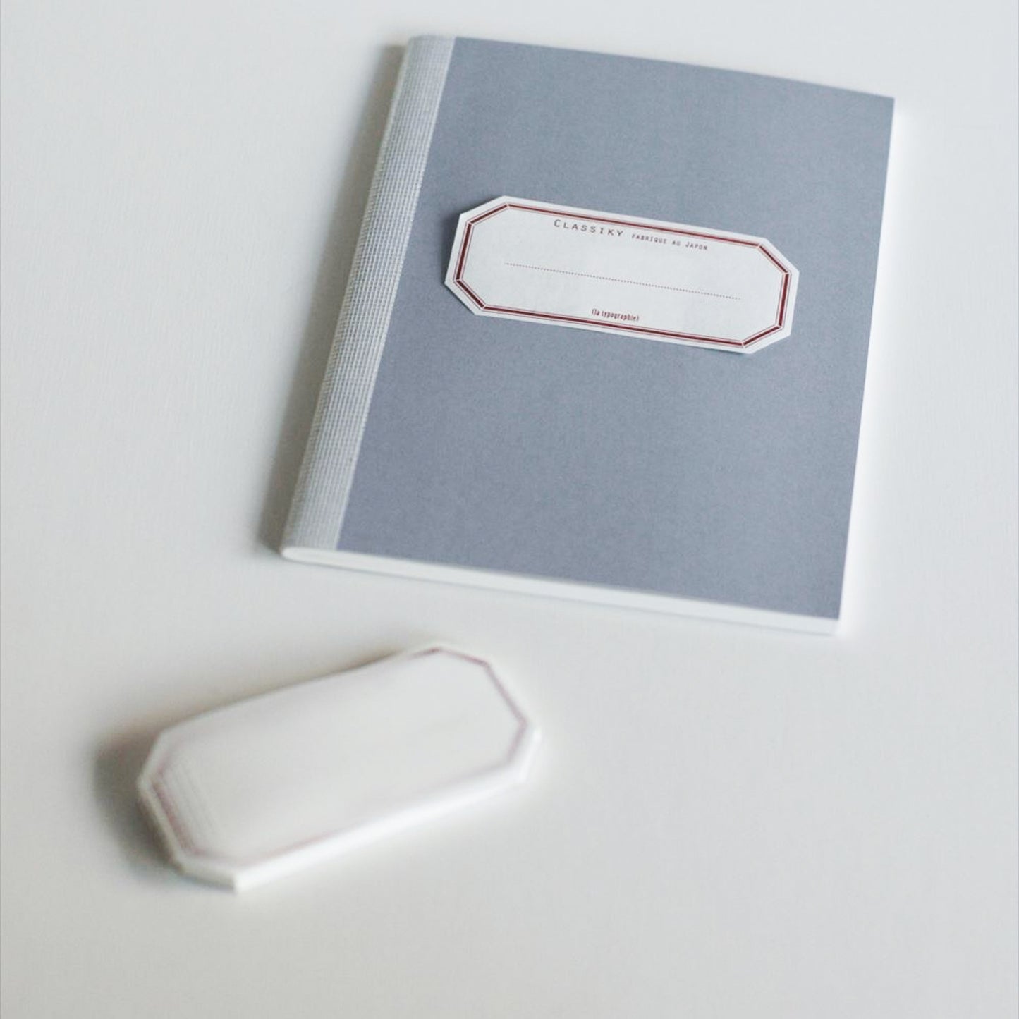 Letterpress Adhesive Label Book - Set of 50