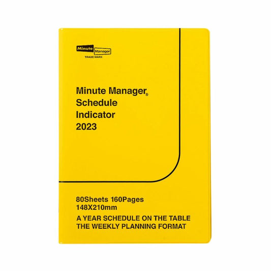 2023 Weekly Planner Minute Manager A5 LEFT