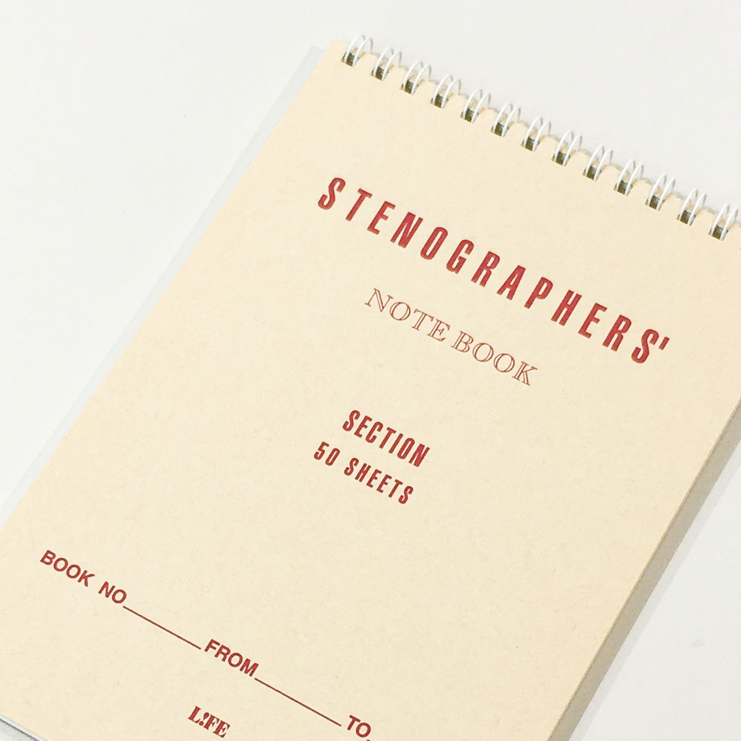 Stenographers' Notebook / Section (LIFE)