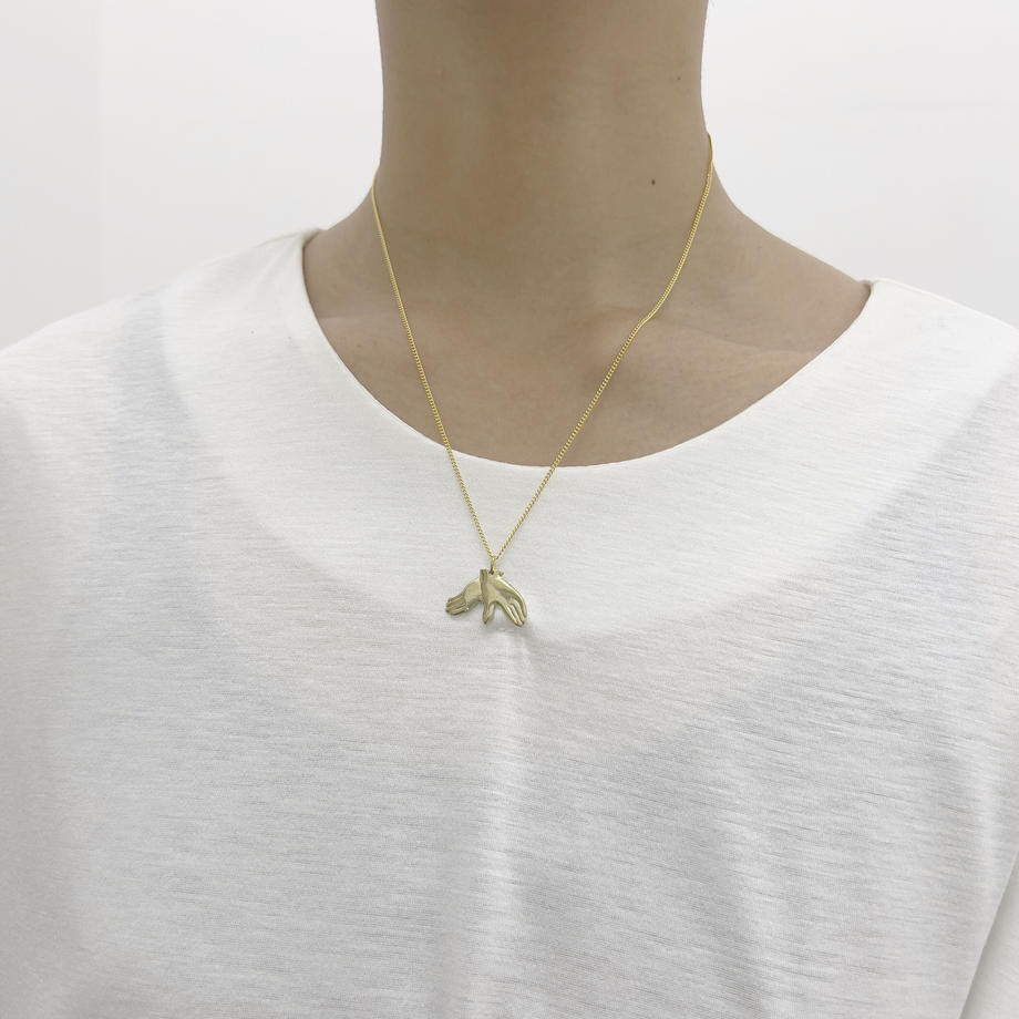 hand shadow necklace