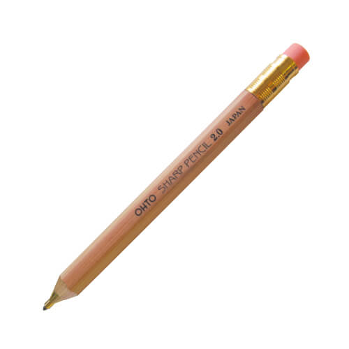 Wooden Mechanical Pencil/ 2mm (OHTO)