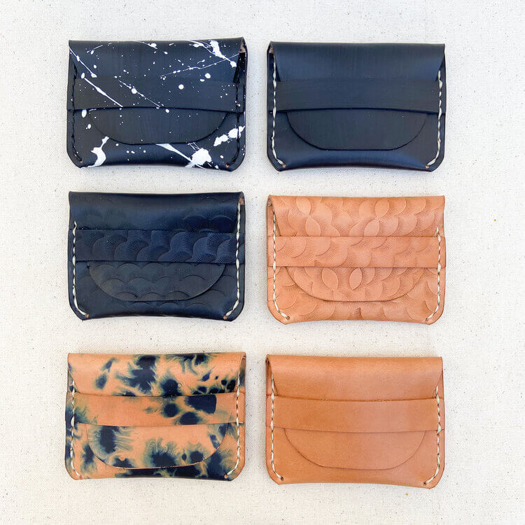 Fold Over Wallet / Indigo Tie-Dye (MADE SOLID)