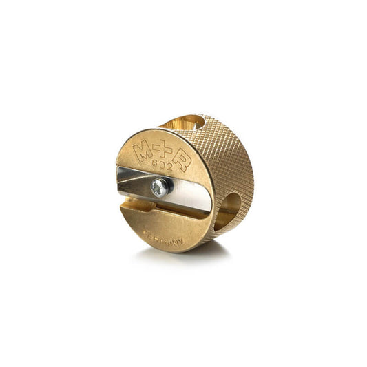 Brass Round Shaped 2 Hole Sharpener (M+R)