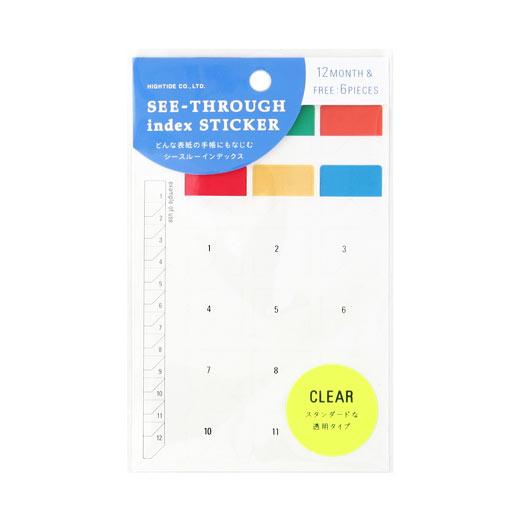 See-Thorugh Index Sticker