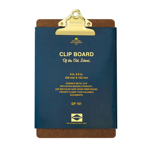 Old School Clipboard/ A5/ Gold Clip (PENCO)