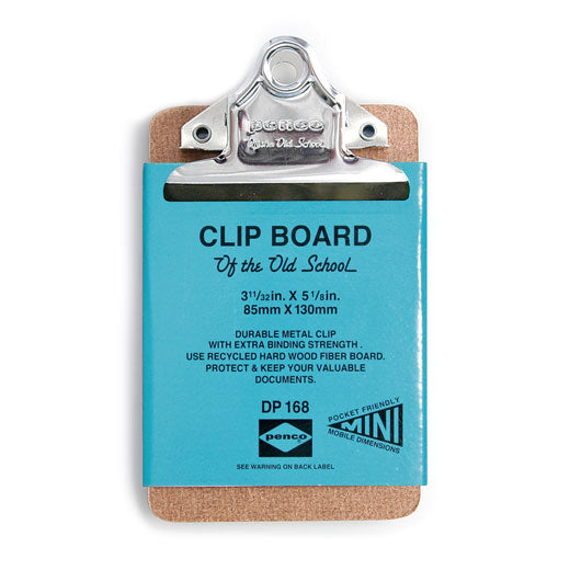Old School Clipboard/ Mini/ Silver Clip (PENCO)