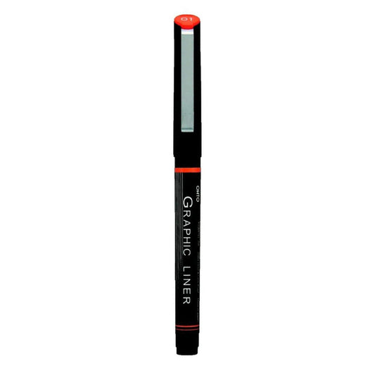 Graphic Liner Needle Point Pen/ 0.1mm (OHTO)