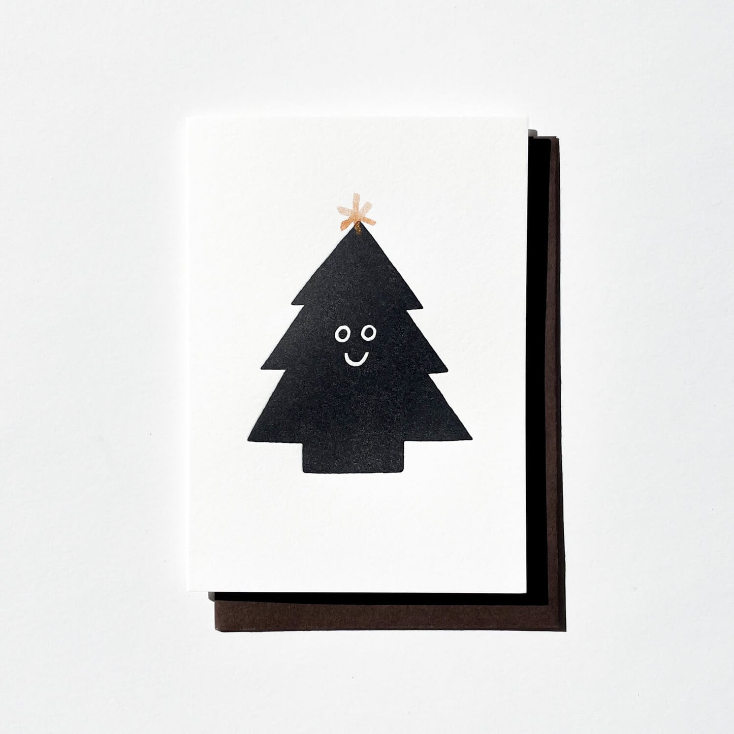 OITAMA Letterpress Card Set of 6 / Holiday Trees