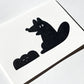 OITAMA Letterpress Card/ Coyote and Plant